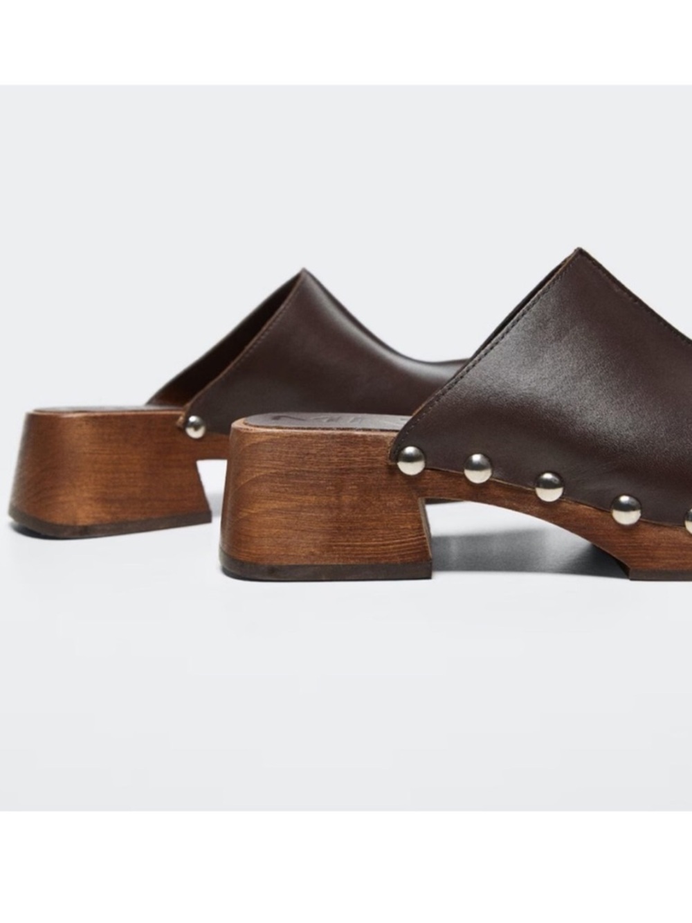 MANGO Studded Leather Clog - Picture 3 of 12